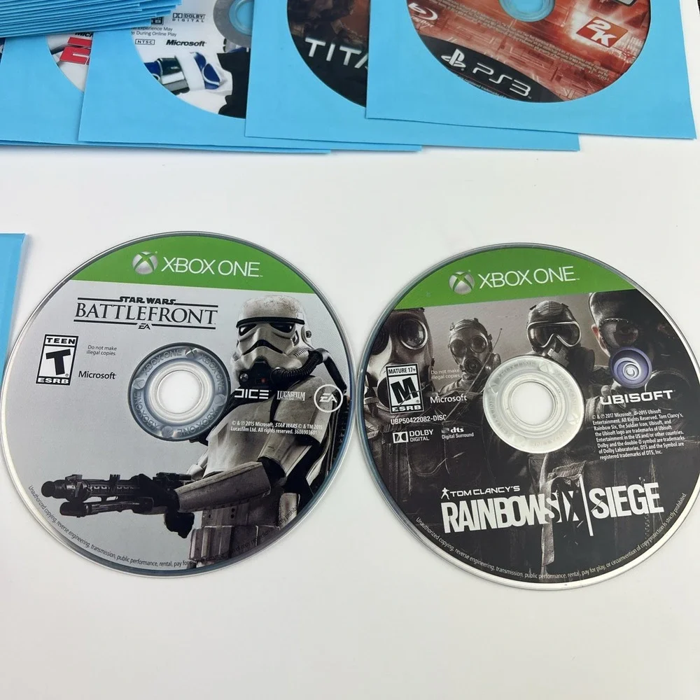 Multi Platform Loose Discs Video Game - Lot Of 50 - AS IS Untested Scratches #2